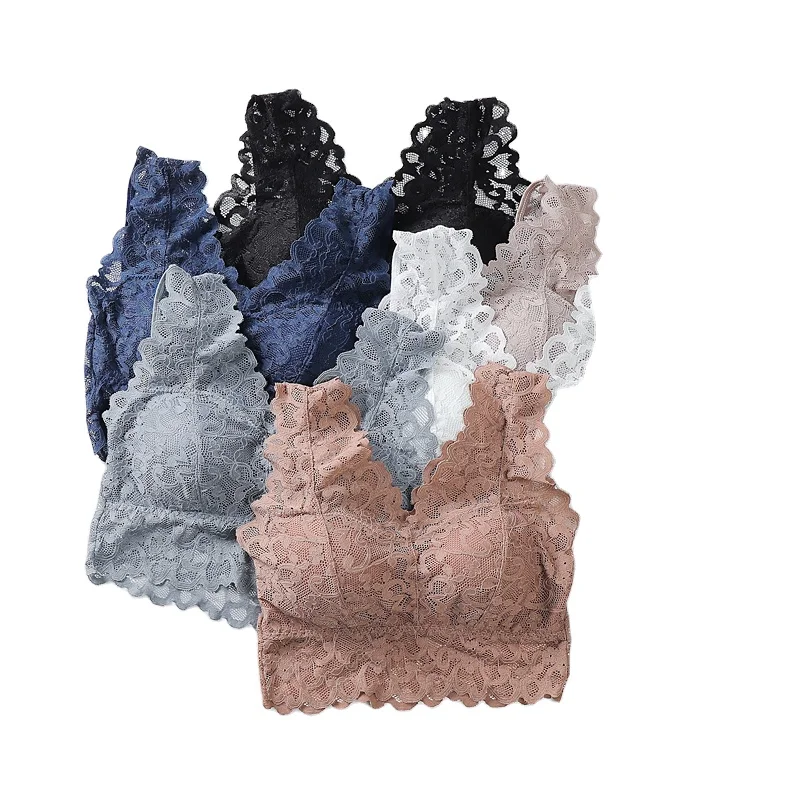 

1937 Best selling 6 colors breathable lady lace vest QUICK DRY sexy underwear