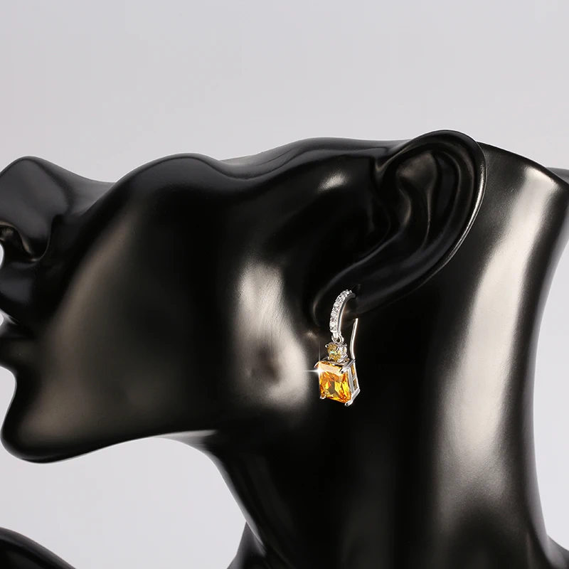 

RINNTIN OE126 Accessories Jewelry Wholesale Copper Zircon Earrings for women 2020