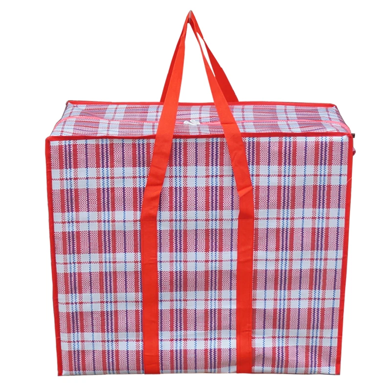 

China Wholesale Foldable Luggage Leading PP Bags PP Woven Storage Bag, Red,blue