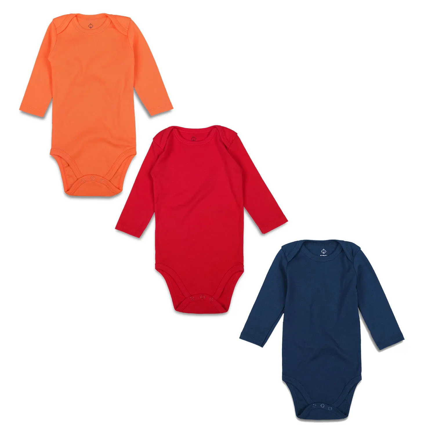 

Ready to Ship 3Pcs Baby Clothes Clothing Solid Color Baby Romper Winter Baby Bodysuit Long Sleeve, Mix color