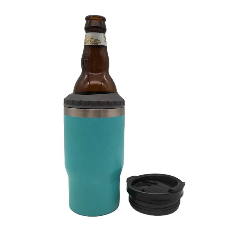 

Multi-use Drinking cooler 12 oz Can And Beer chiller double wall vacuum insulated skinny can cooler bottle insulator coffee mug, Customized color