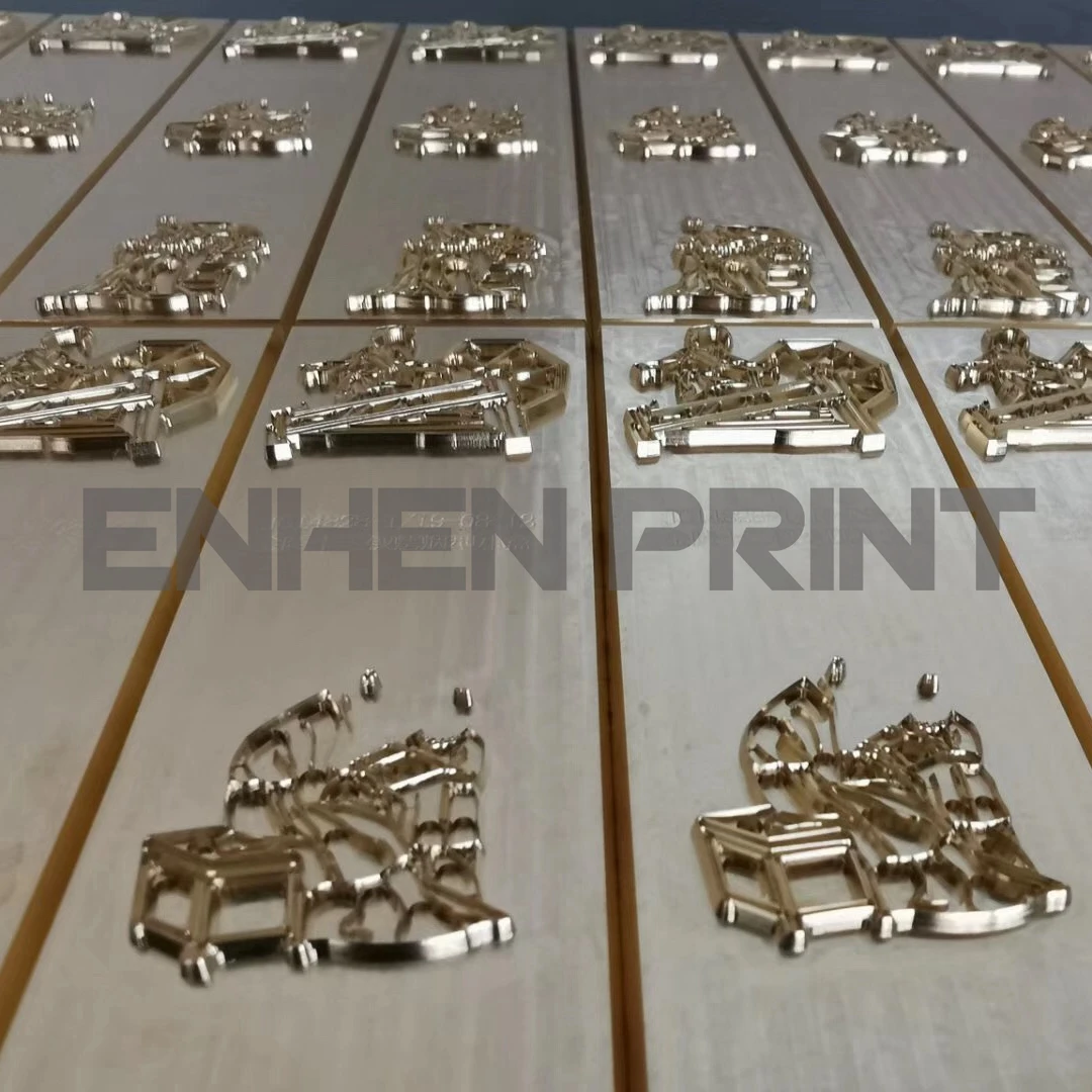 Brass Flexible Letters Cnc Engraving Sheet For Hot Foil Stamping
