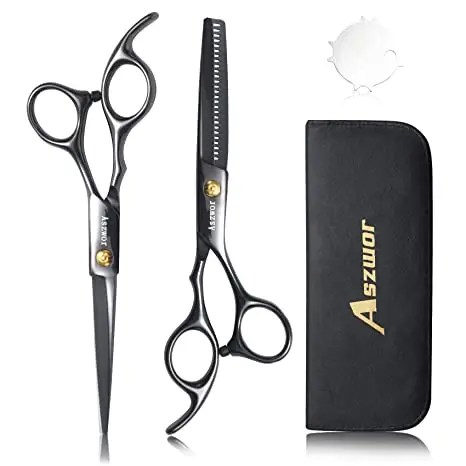 

tweezer Professional Barber Salon Home Shears Kit Hair Cutting Scissors Set