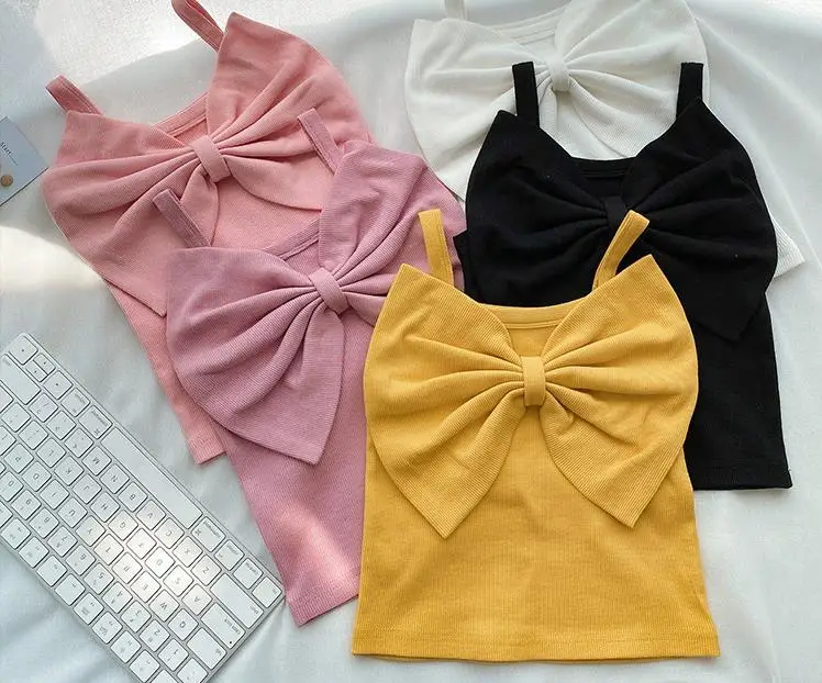 

2020 Summer Girls Children's T-shirt Big Bow Children's Clothing Wholesale, Customized color
