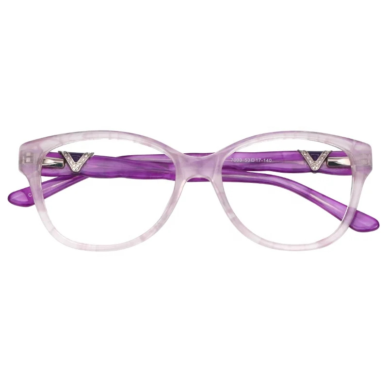 

Charming Women Purple Round Spectacles Optical Prescription Glasses Frame