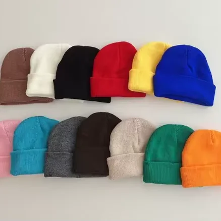 Knitted Beanie Autumn Winter