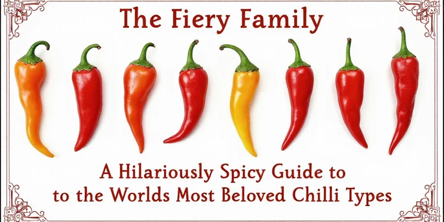 The Fiery Family: A Hilariously Spicy Guide to the World’s Most Beloved Chilli Types