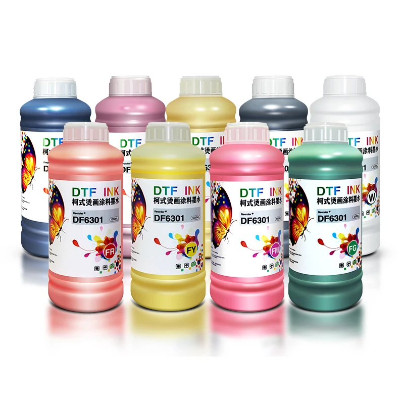 

Eco-friendly Waterproof Sunproof Dtf Ink For White Ink Printer Dtf Printer And Hot Melt Powder Pet Film