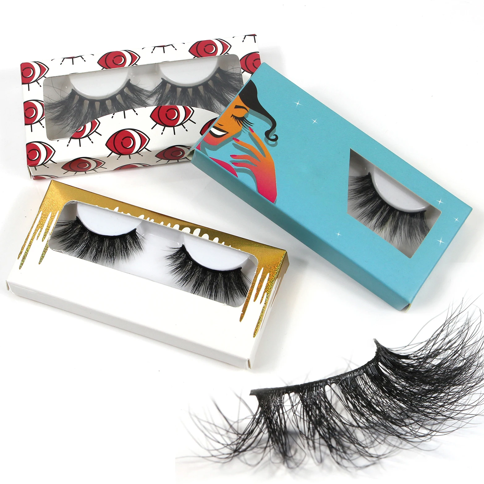 

The Best Lashes 5d Mink 16mm Cruelty Free 100 Mink Lasshes, Black