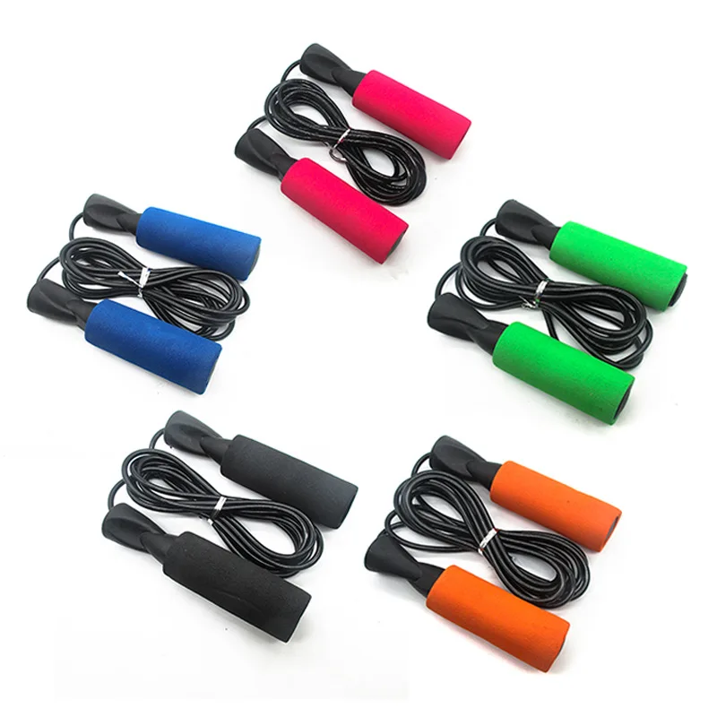 

2020 Cheap Wholesale High Quality Fitness PVC Jump Rope Adjustable Heavy Speed Weighted Jump Ropes, Customized color