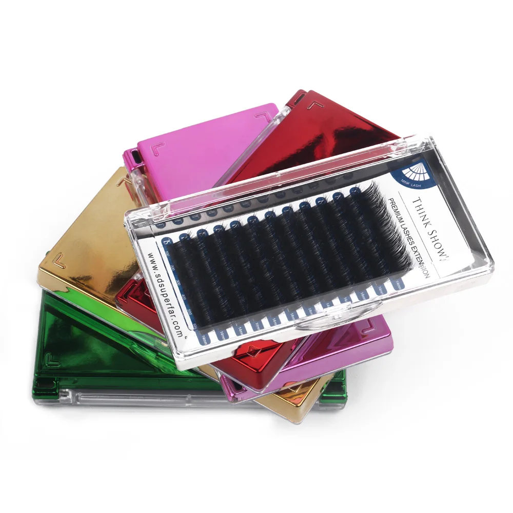 

Custom your own brand eyelashes extension private label, Natural black