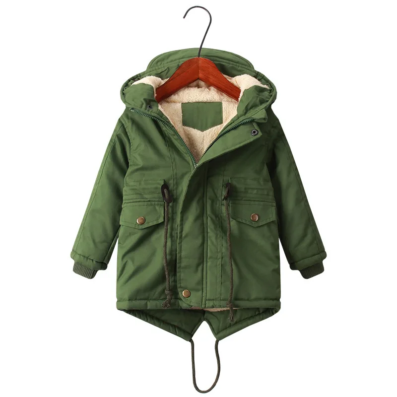 

Long coats keep warm children toddler boy kids coat for winter