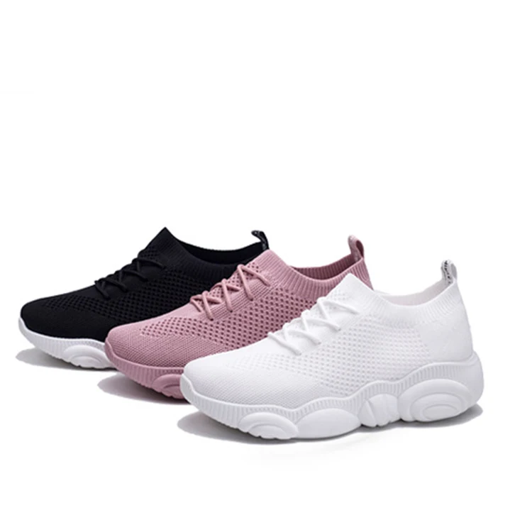 

New Style Ladies Sport Fashion Brand Name Sneaker Women Sports Shoes, White,black,pink