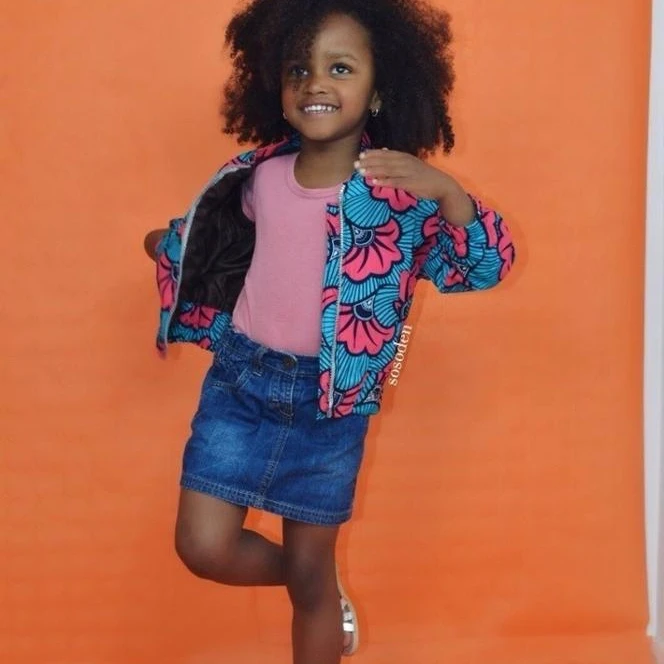 

Wholesale african traditional Clothing coat print Kids Girls Baby clothes African Clothing WYT198