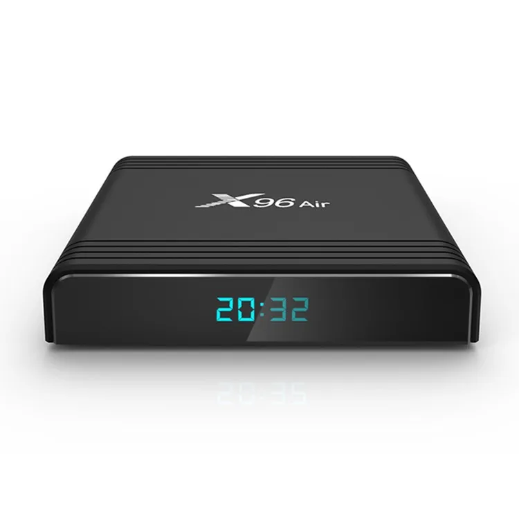 

2021 New Model X96 Air with Digital Display Android 9.0 TV Box S905X3 Chip 2GB/16GB Support 8K Resolution and 3D 2.4G WiFi Box