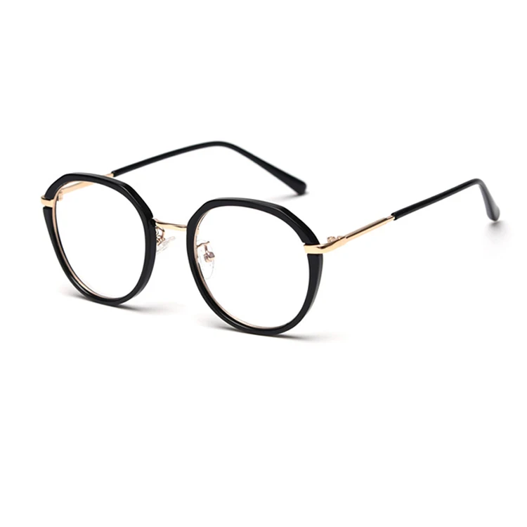 

High Quality TR90 frame with metal leg Super light Eyeglasses Optics for Protect the students eyes spectacle retro round frames
