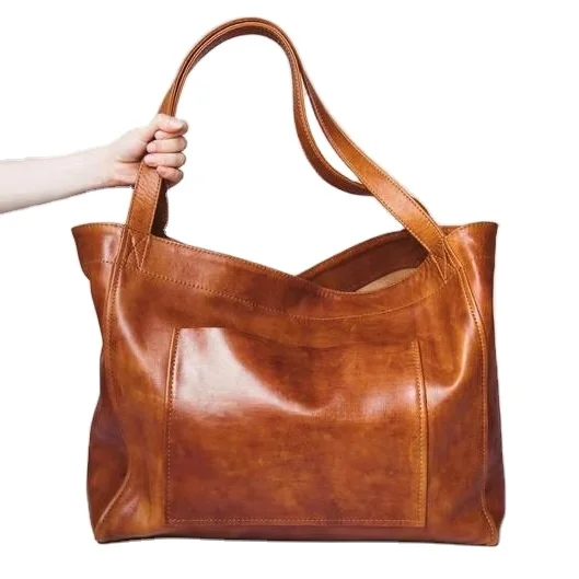

Custom Tote bag luxury Retro Designer purses Ladies PU leather handbags
