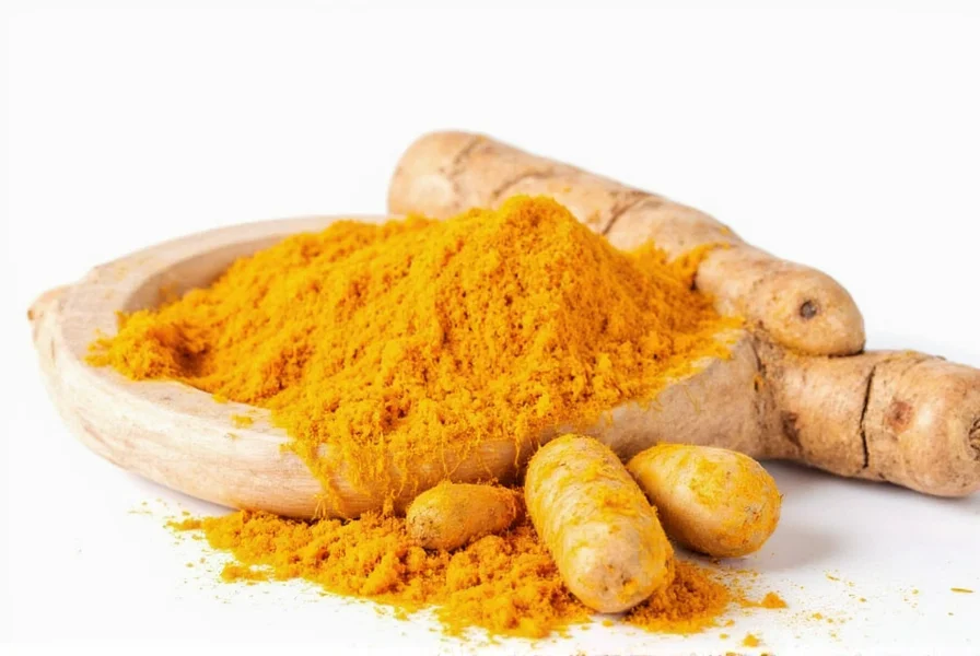 Fresh turmeric root showing vibrant orange interior and fibrous exterior