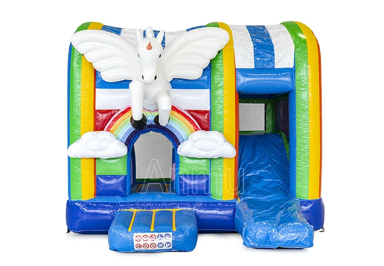leider eten Machu Picchu Multi-play Commercial Use Rainbow Unicorn Theme Inflatable Bouncer Jump  Castle Bounce House With Slide For Party Rental - Buy Used Commercial  Bounce Houses For Sale,Big Indoor Bounce Houses Inflatable For Sale,Cheap  Bounce