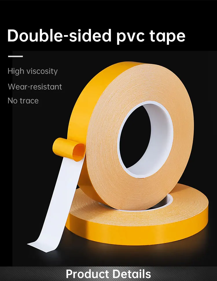 Self Adhesive Black Doublesided Vinyl Double Sided Pvc Tape Buy