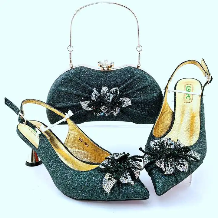 

AB8650 Beautiful design italian matching shoes and bags for Lady