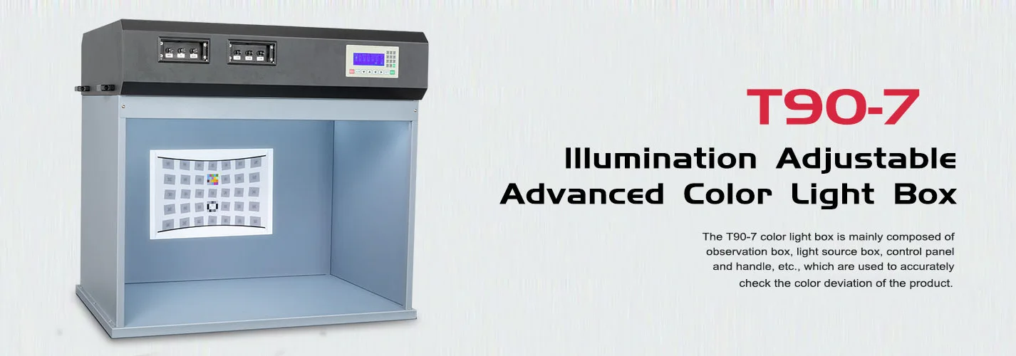 Hiyi T90 Seven Light Source D65/a/d50/uv/u30/tl84/u35 Led Light Color Matching Check Color Light