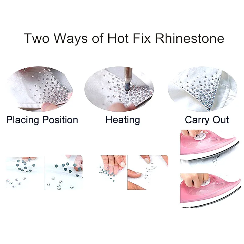 Bling Multiple Colour Strong Glue Glass Beads Diy Hotfix Rhinestone