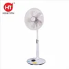 2019 new style Hot sales 14/16 inch DC motor adjustable height by touch panel and remote control with three wind mode stand fan