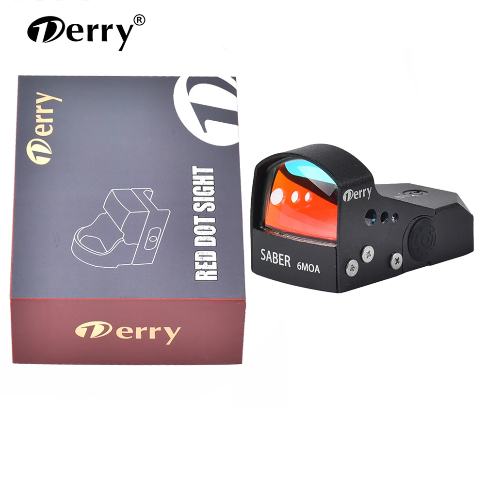 

Derry 1200G Shockproof Air Gun Tactical Red Dot Holographic sight, Black
