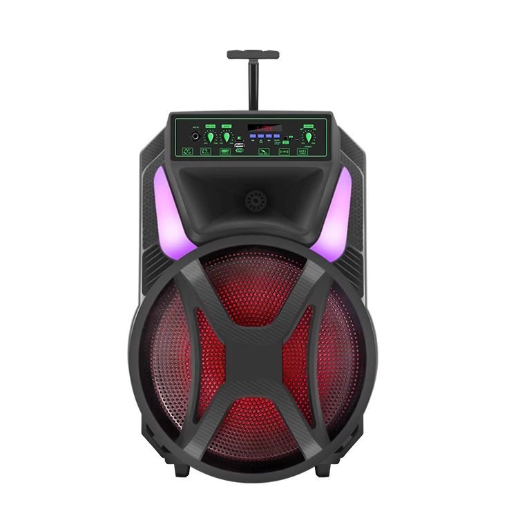 

2021 Sound Box 12 Inch Outdoor Music Player Home Theater Karaoke KTV Party Portable Wireless BT Outdoor Speaker, Black