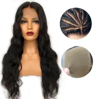 

Virgin Brazilian Hair Vendors Fake Scalp 13*6 Lace Front Human Hair Wigs for Black Women Body Wave with Natural Hairline