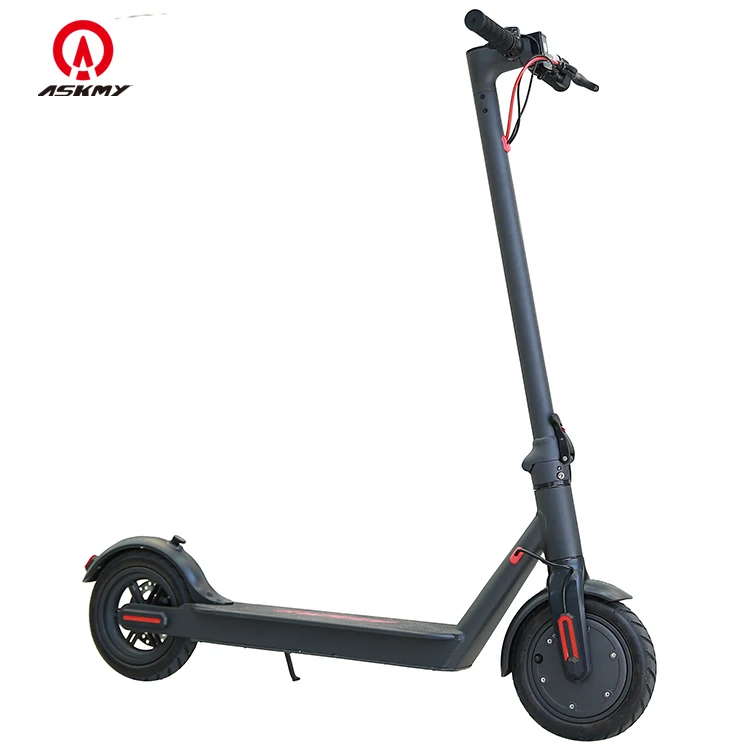 

ASKMY 2020 hot-selling new standing mini pro scooter folding electrico motorised electric scooter with front and rear brake