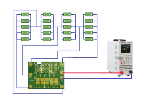 PLACA DE PROTECAO BMS P/4 BATERIAS LI-ION POLIMERO 16.8V - Beta