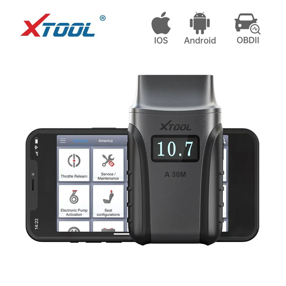

XTOOL Anyscan A30M BT compatible OBD2 Scanner With Android/IOS CodeRead Full System Diagnosis Multi Car Brand Anyscan A30M