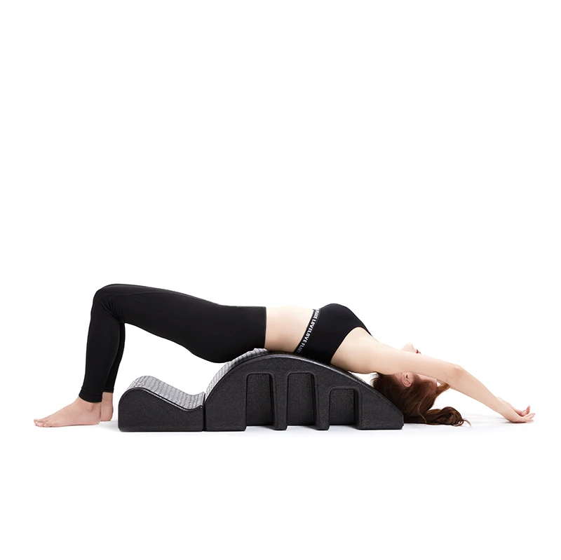 

Fitness Aonfit Health Equipment Foam Posture Corrector EPP Arc Pilates Spine Corrector, Black