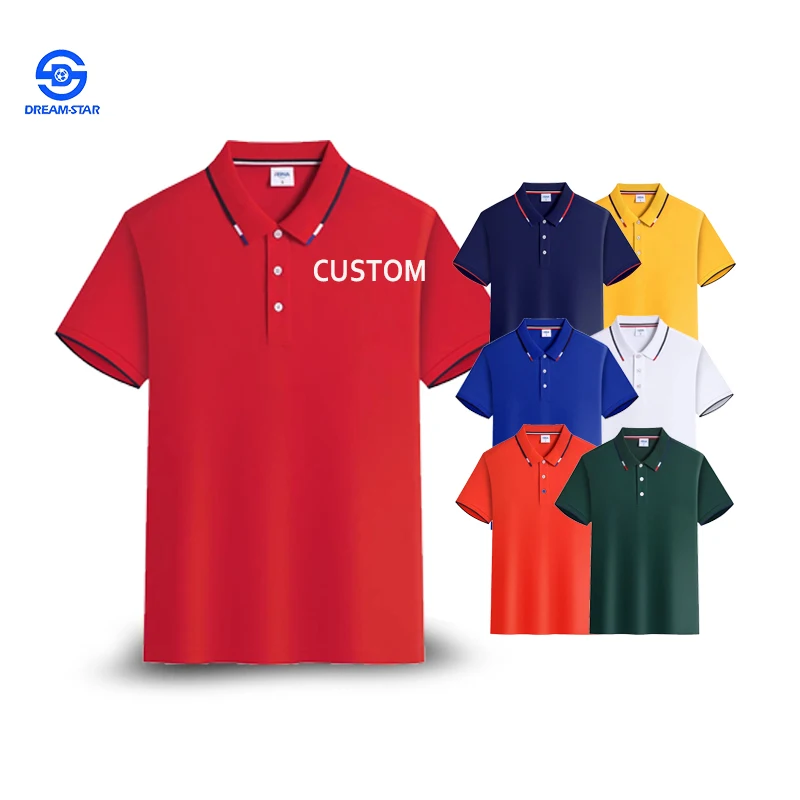 

Top Sale Heat Printing Bulk Polo Shirts Plus Size Custom Men's Polo Shirts