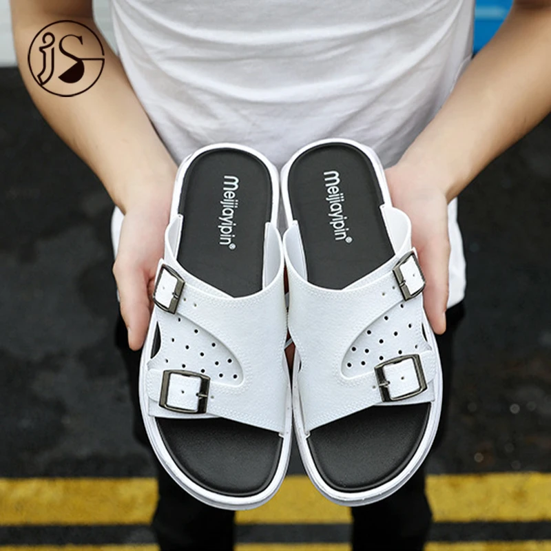 

Custom new fashion sandals home outdoor cushioning slippers men casual comfort sliders, Customized color