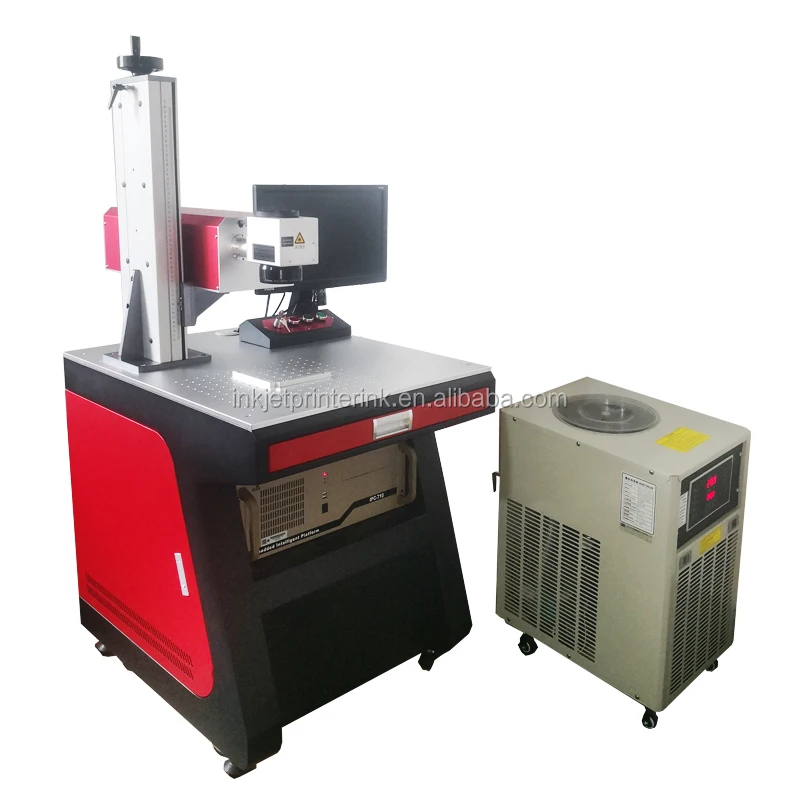
UV laser Marking machine logo printing machine for cosmetic 4 lines uv code printer 