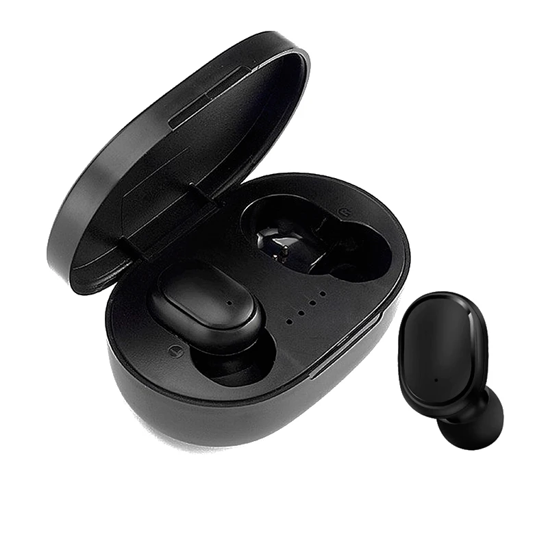 

2020 Wireless Headphone A6S TWS 5.0 Earphone Sport Mic Headsets Noise Cancelling Stereo Earbuds for xiaomi Redmi Airdots, Black