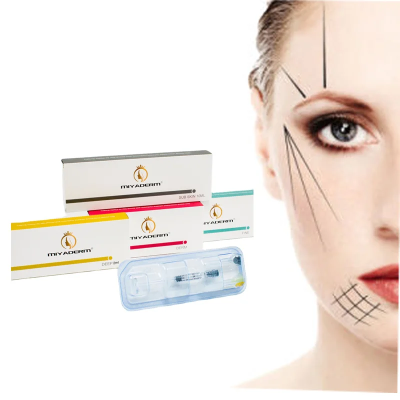 

CE approved 1ml 2ml Anti aging acid hyaluronic dermal filler