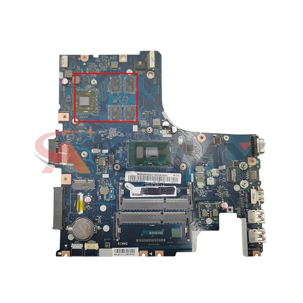

LA-C851P Laptop motherboard For LENOVO Ideapad 500-14ISK Motherboard Mainboard with I3-6100U I5-6200U I7-6500U CPU V2G GPU