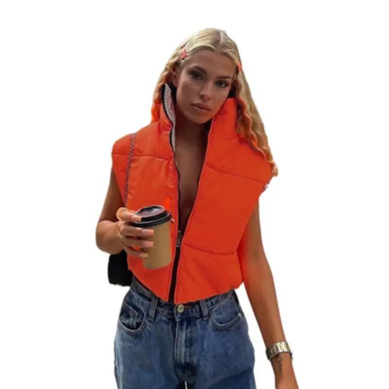 

winter 2021 women fashion New Arrivals women winter coats short puffer vest women ladies down coats