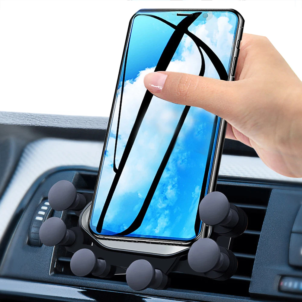 2019 New Universal 360 Rotation Auto-Grip Smart Gravity Bracket Car Air Vent Mount Car Mobile Phone Stand Car Phone Holder