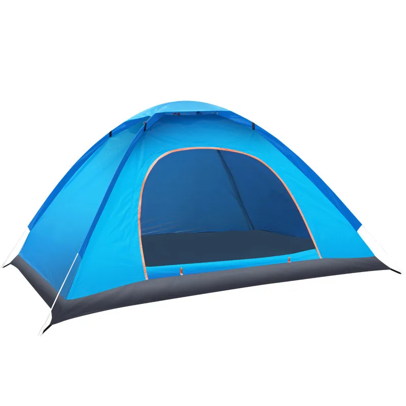 

Single Layer Lightweight Sun Protected Inflatable Automatic Waterproof Outdoor Camping Tent For A Large Family