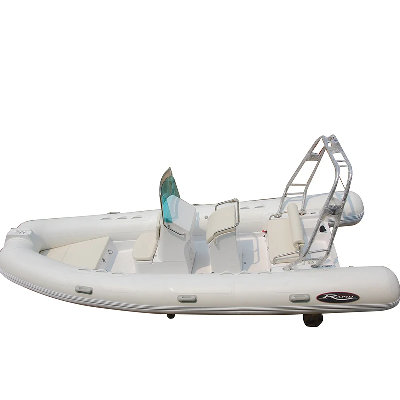 

CE)Cheap Rib boat 520 for sale, Sky blue and light grey