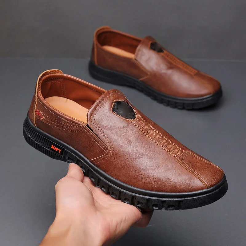 

Leather warm casual shoes 2022 spring and summer new cross-border wholesale men's shoes