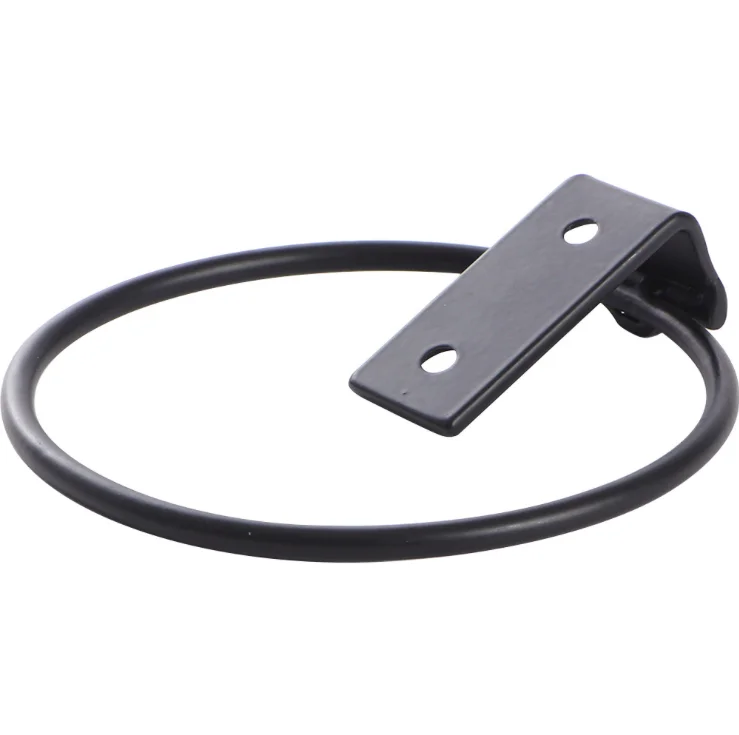 

8Inch dia collapsible customized holding planter flower plant pot wall mounted metal bracket holders Hook hanger shelf rings