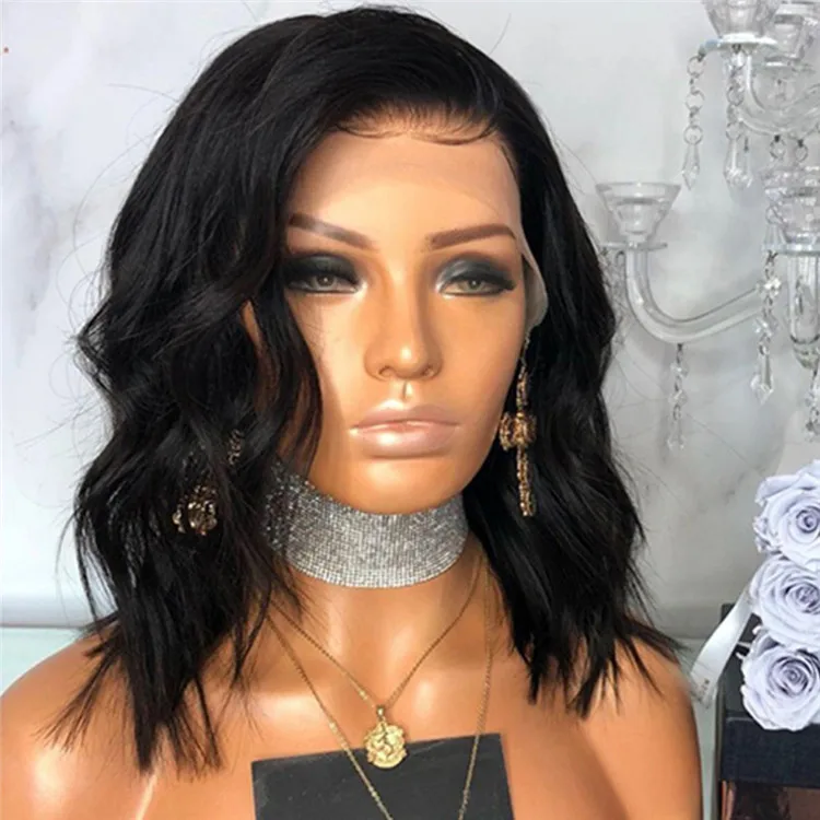

Hot selling Short Synthetic Wigs Afro wave Wig for Women