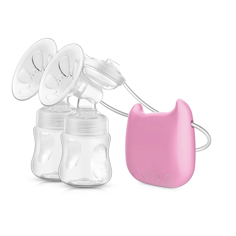 

Electric Double Breast Pump Pain Free Strong Suction Power Portable Milk Extractor BPA Free