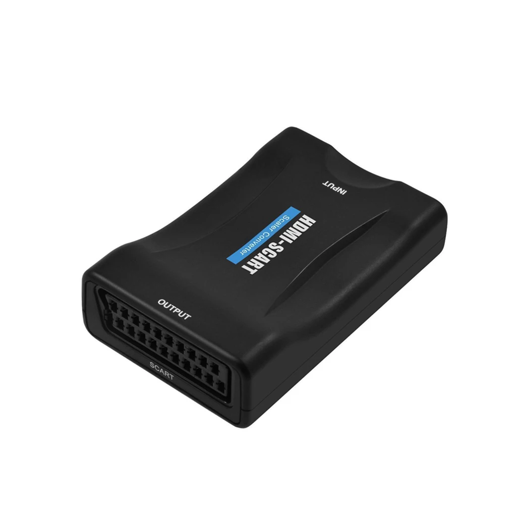 HDMI to SCART Adapter 1080P Composite Video Audio Converter for HDTV PS4 DVD PC